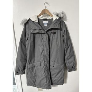 Columbia Women's Suttle Mountain Snow Long Insulated Jacket - Large - City Gray